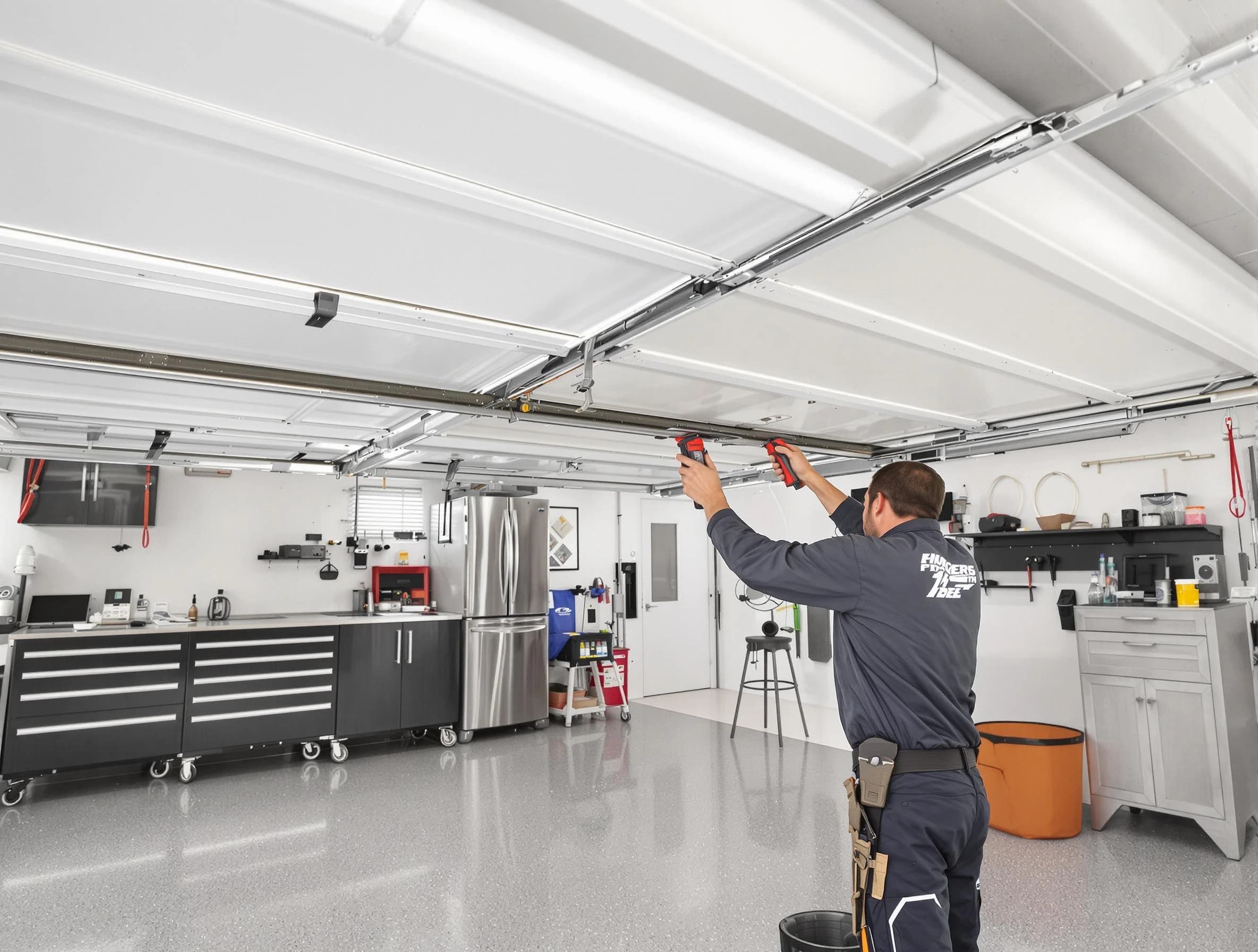 Overhead garage door repair service by Dickson Garage Door Repair in Dickson