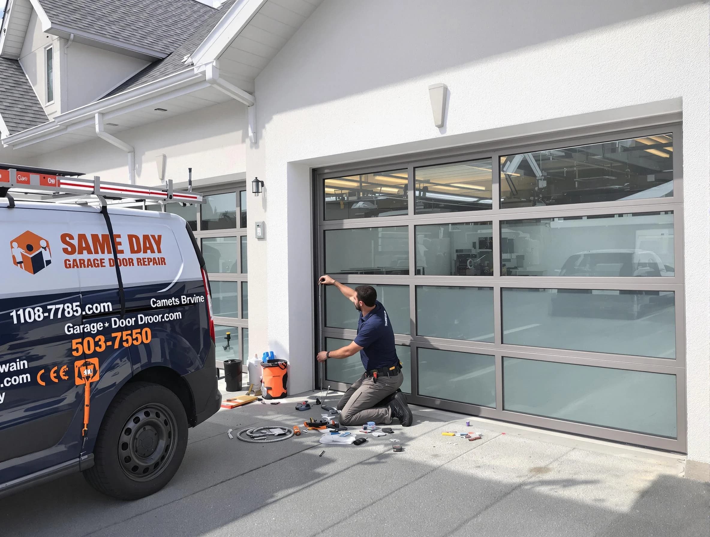 Same-day garage door repair service by Dickson Garage Door Repair in Dickson