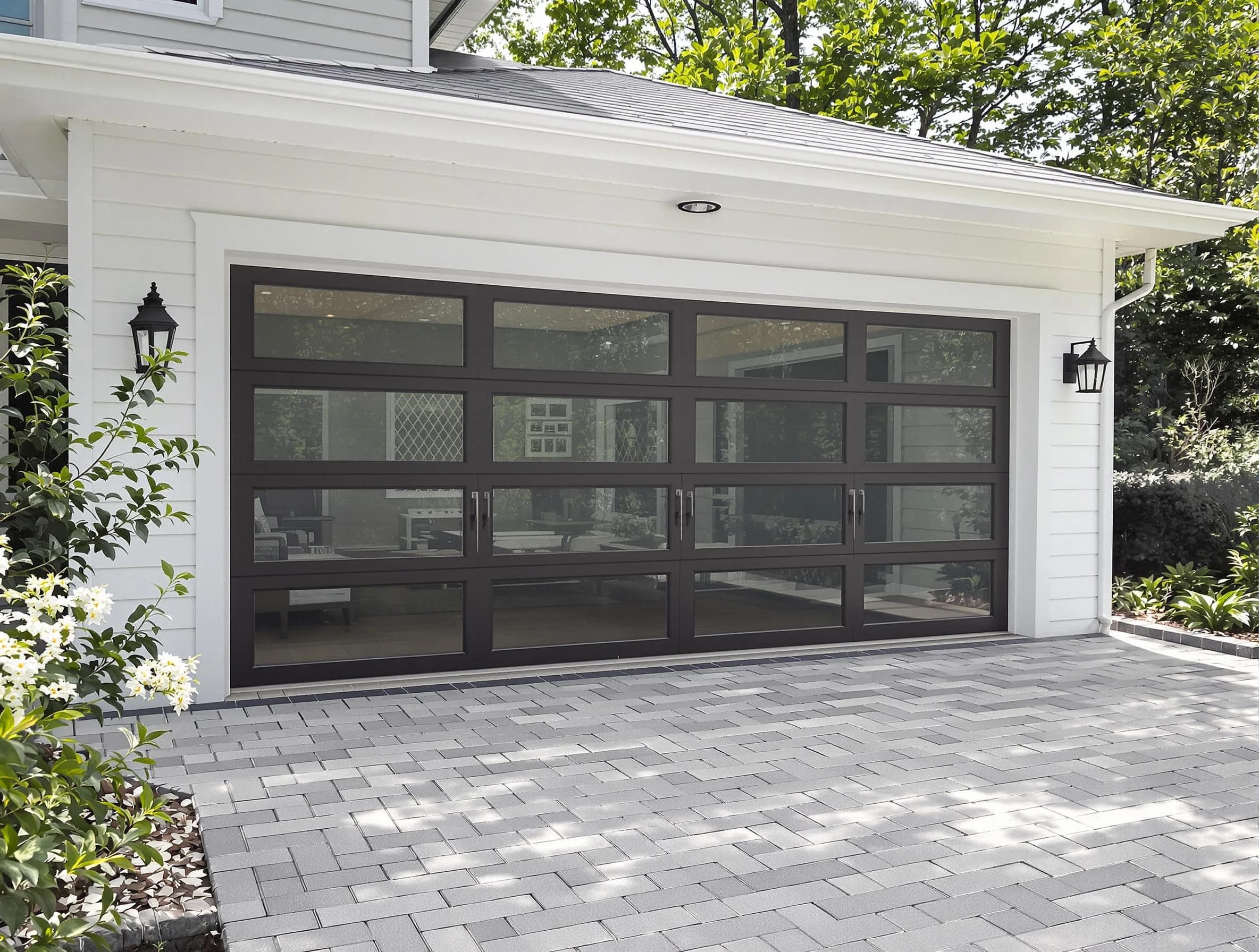 Dickson Garage Door Repair design specialist presenting custom garage door options to Dickson homeowner