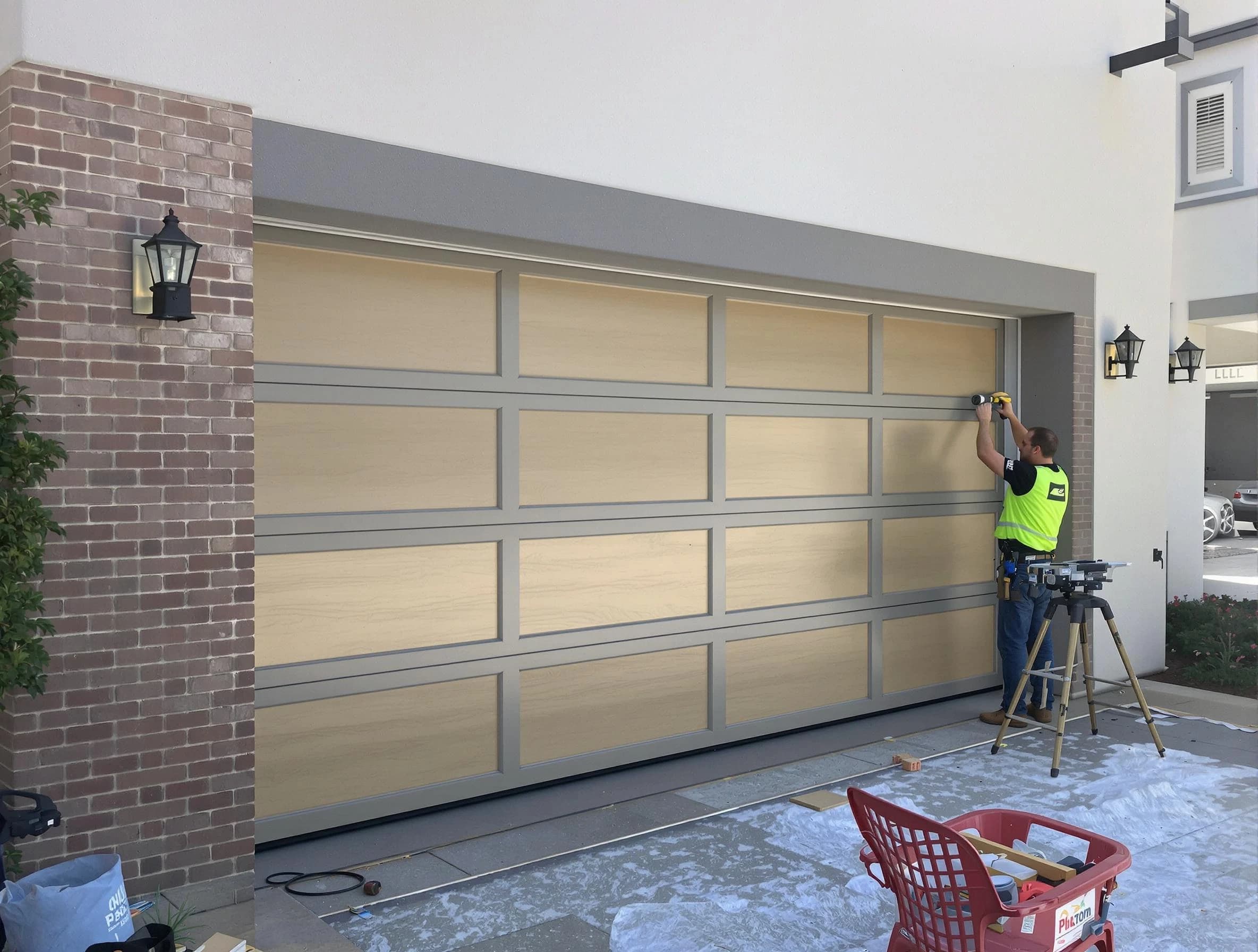 Garage door replacement service by Dickson Garage Door Repair in Dickson