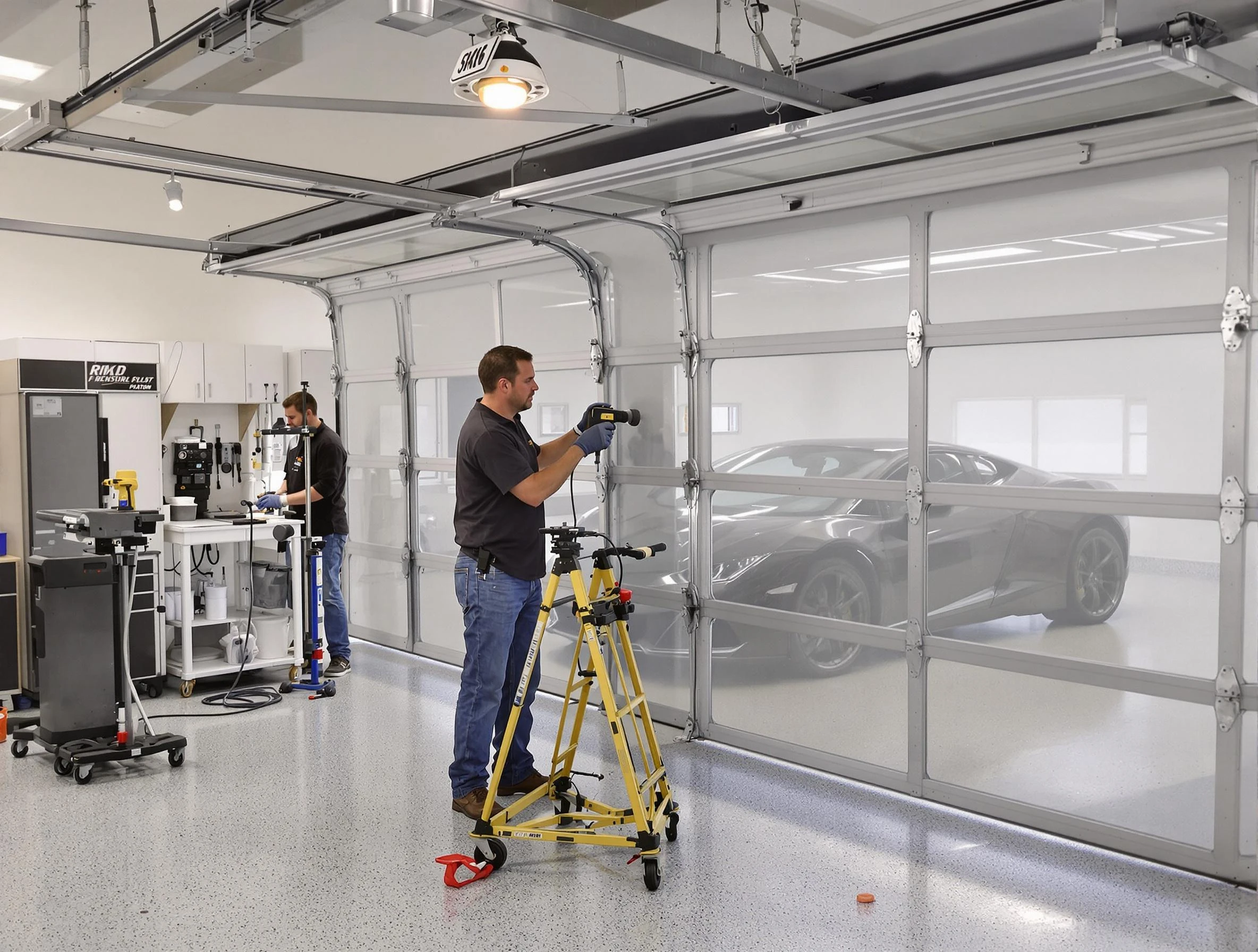 Garage Door Dents Repair in Dickson