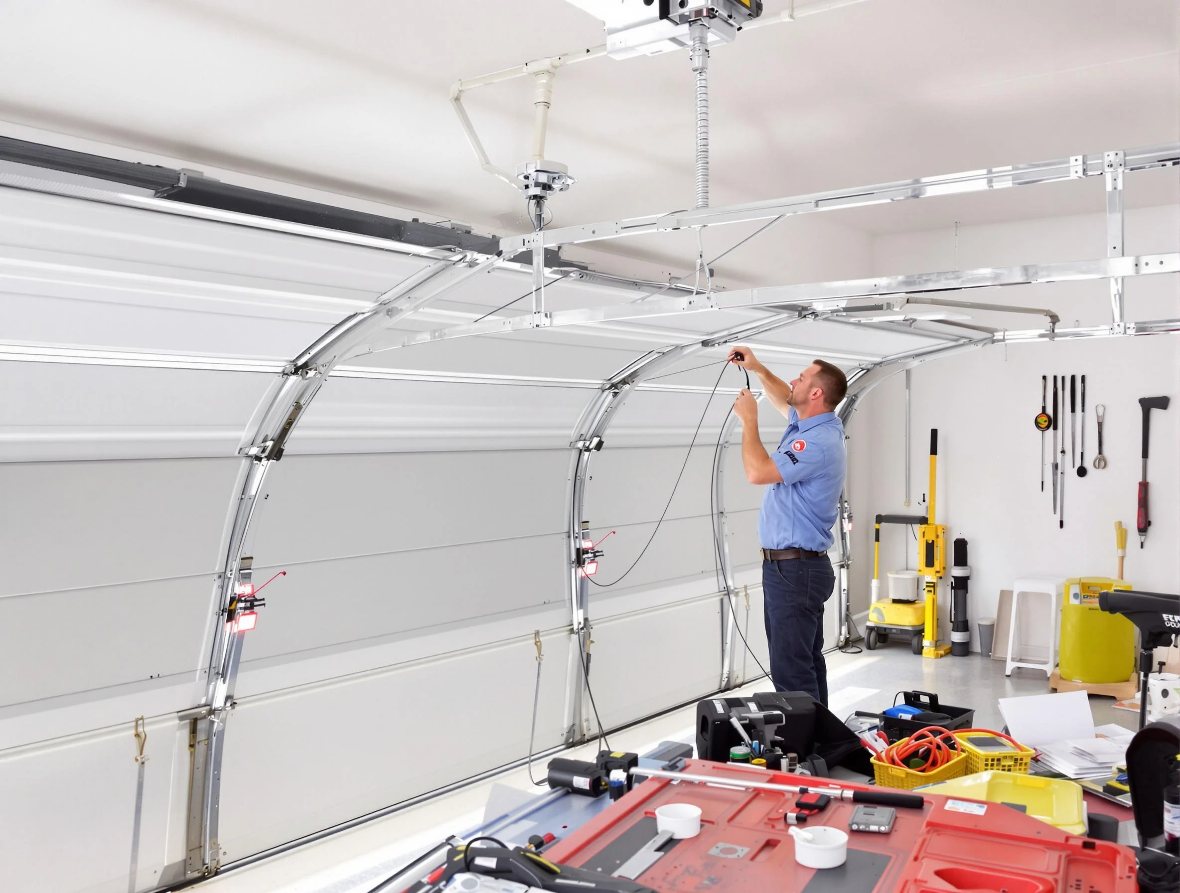 Garage door cable repair service by Dickson Garage Door Repair in Dickson