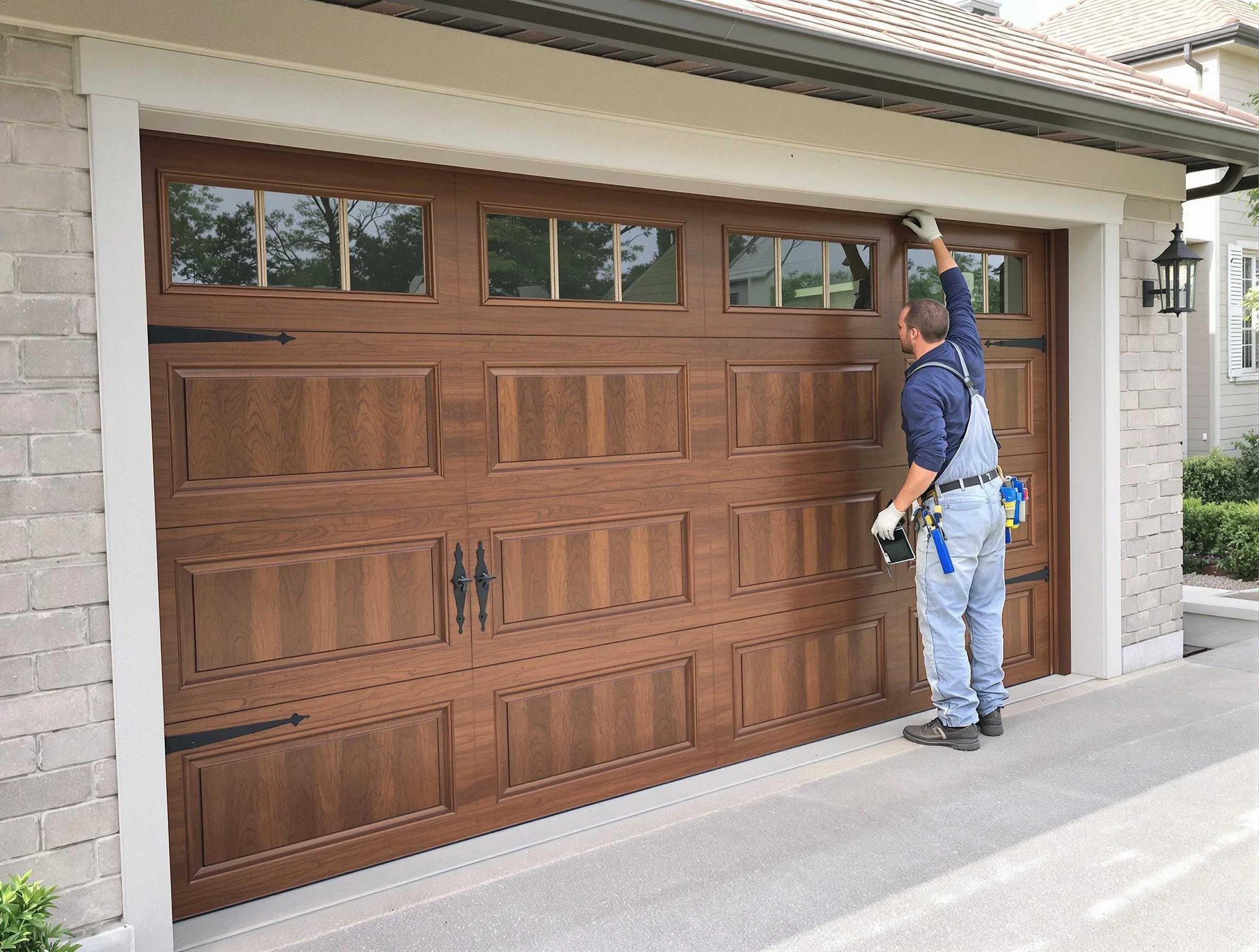 Custom garage door showcase by Dickson Garage Door Repair in Dickson
