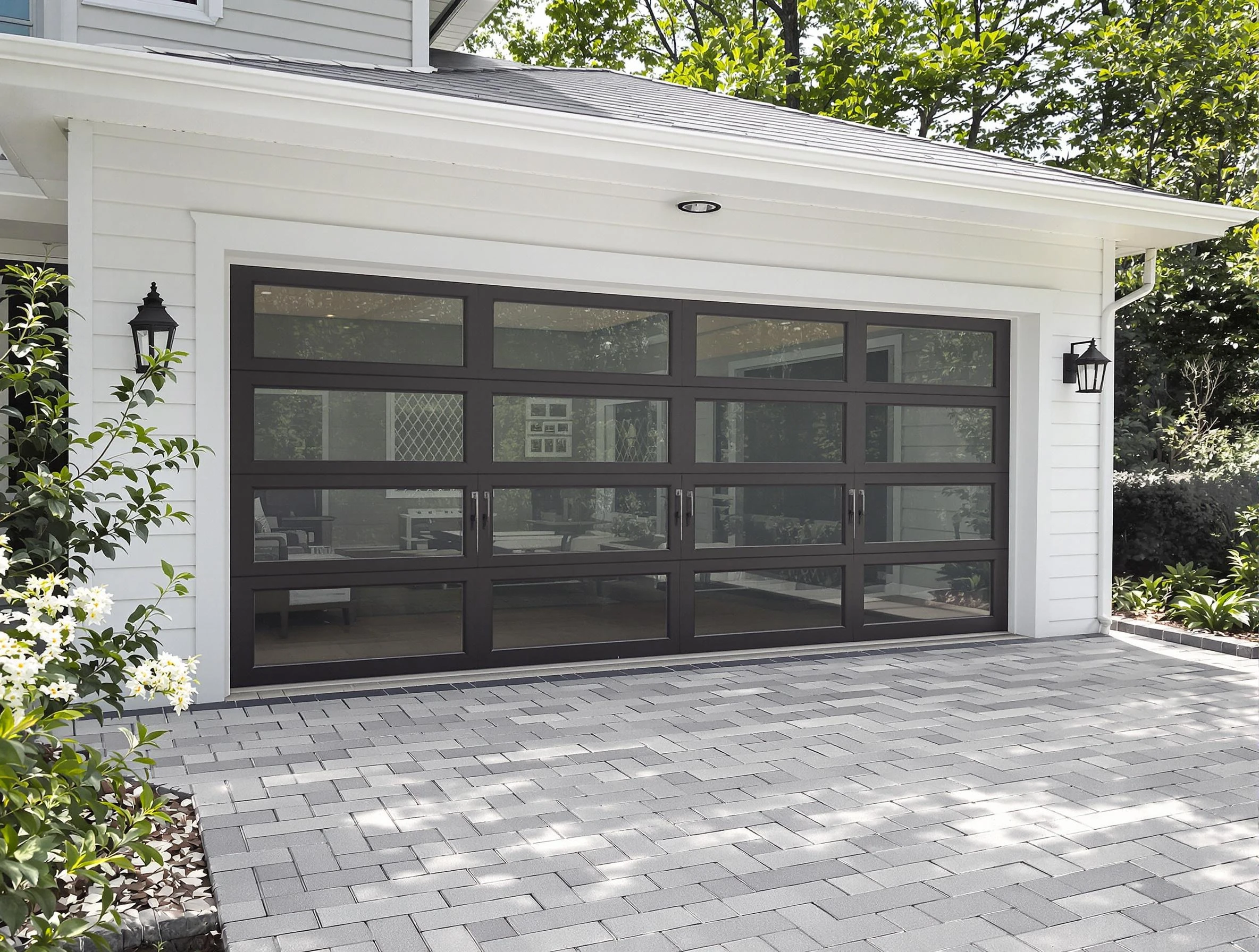 Dickson Garage Door Repair design specialist presenting custom garage door options to Dickson homeowner