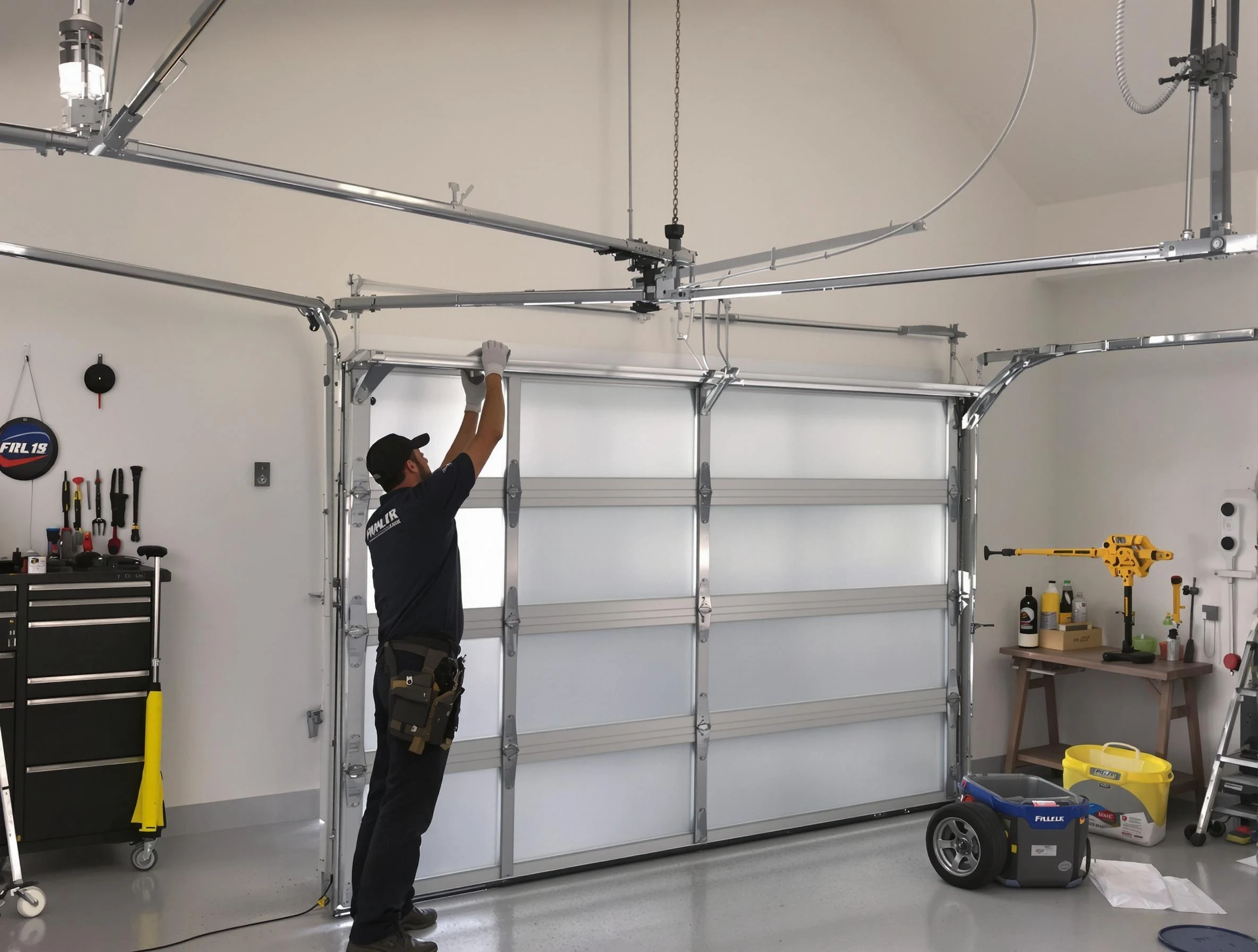 Dickson Garage Door Repair certified team performing precision garage door installation in Dickson