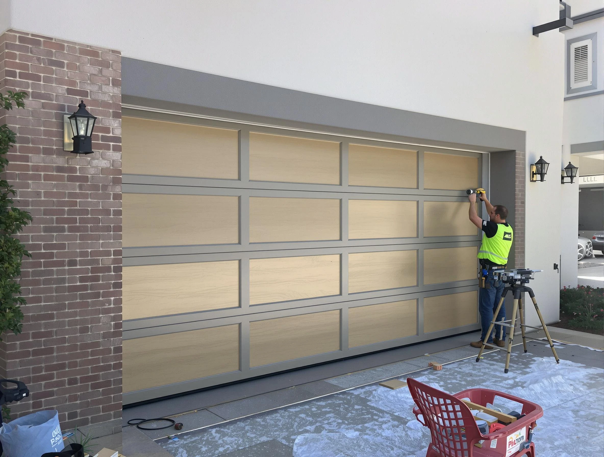 Garage door replacement service by Dickson Garage Door Repair in Dickson