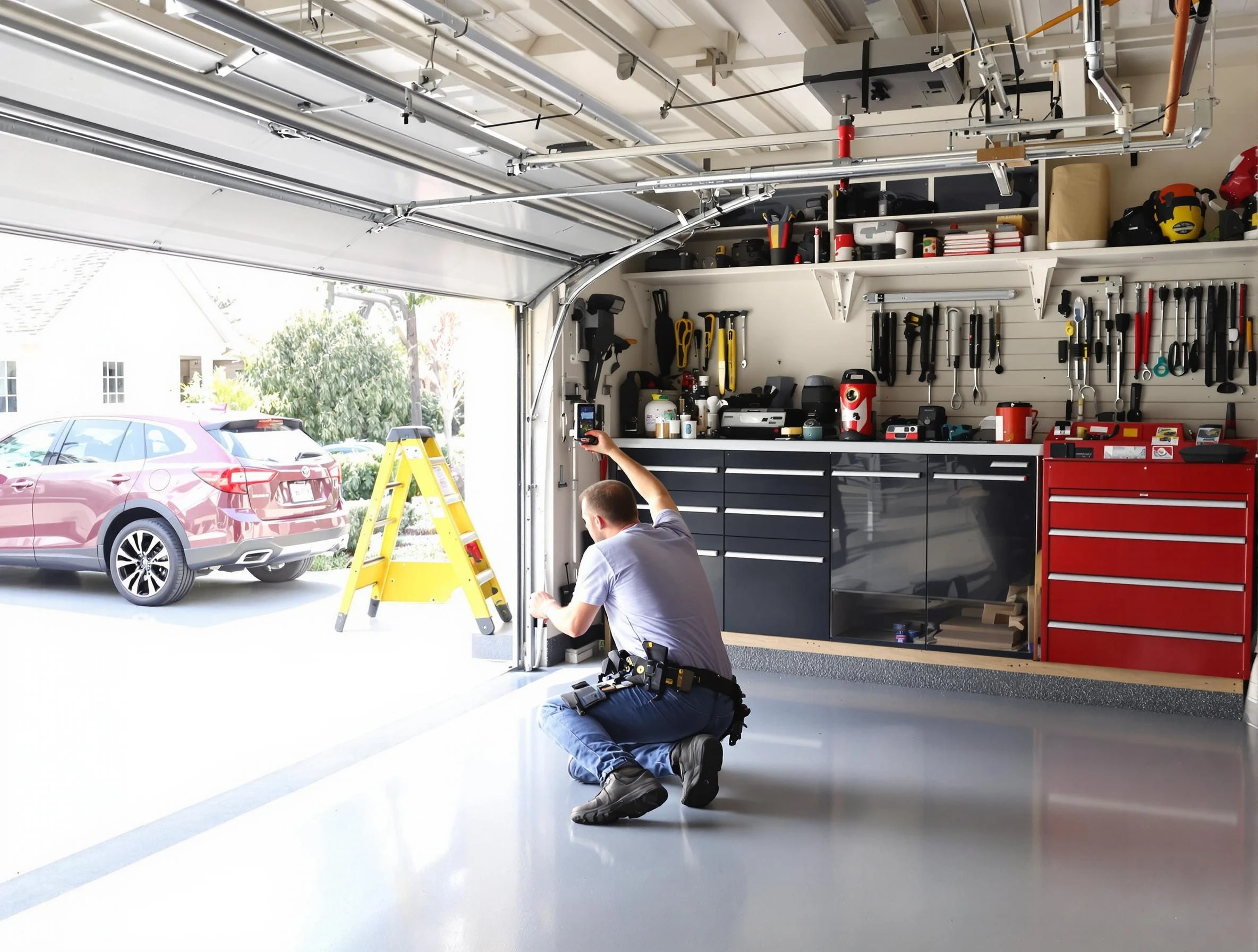 Local garage door repair service by Dickson Garage Door Repair in Dickson