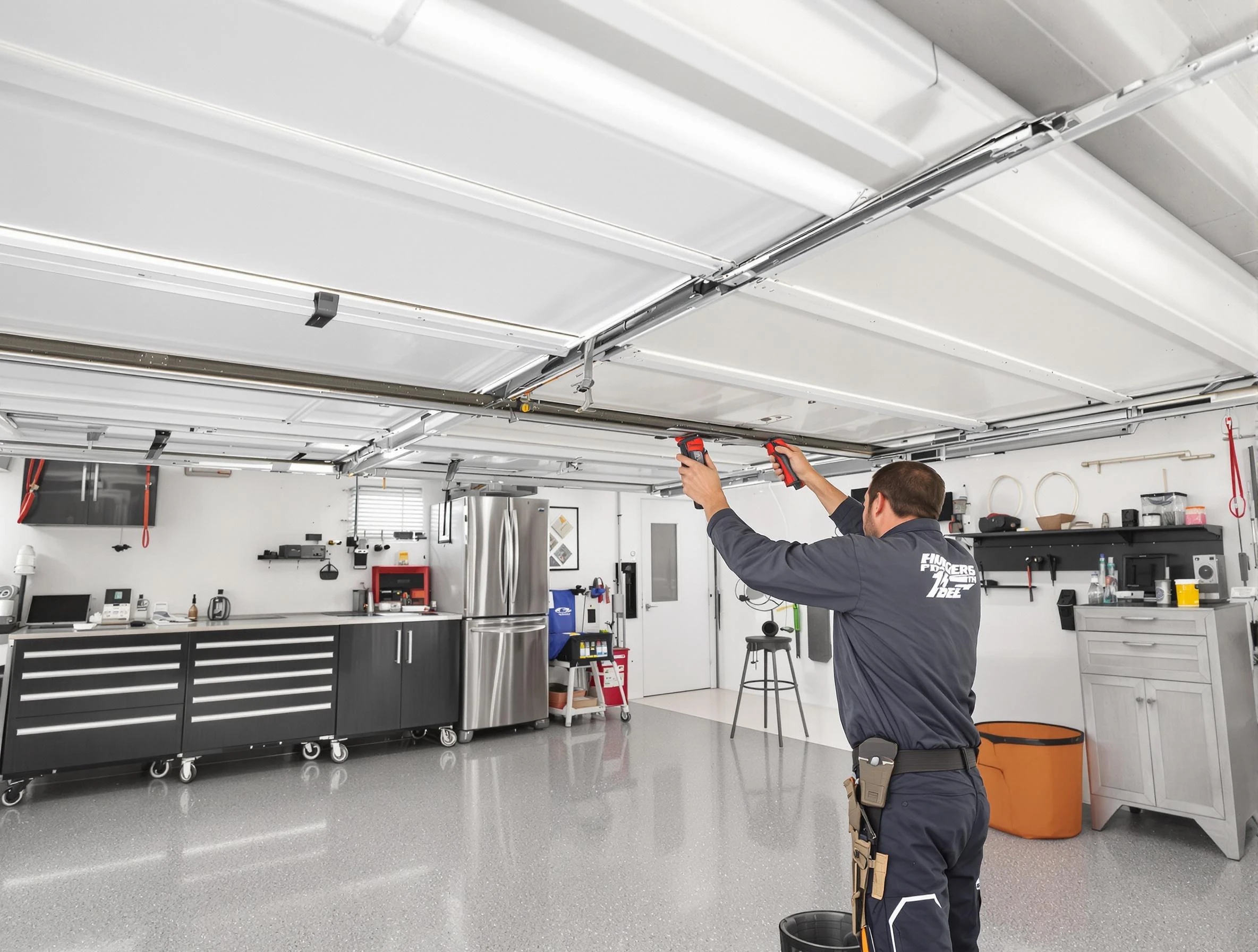 Overhead garage door repair service by Dickson Garage Door Repair in Dickson