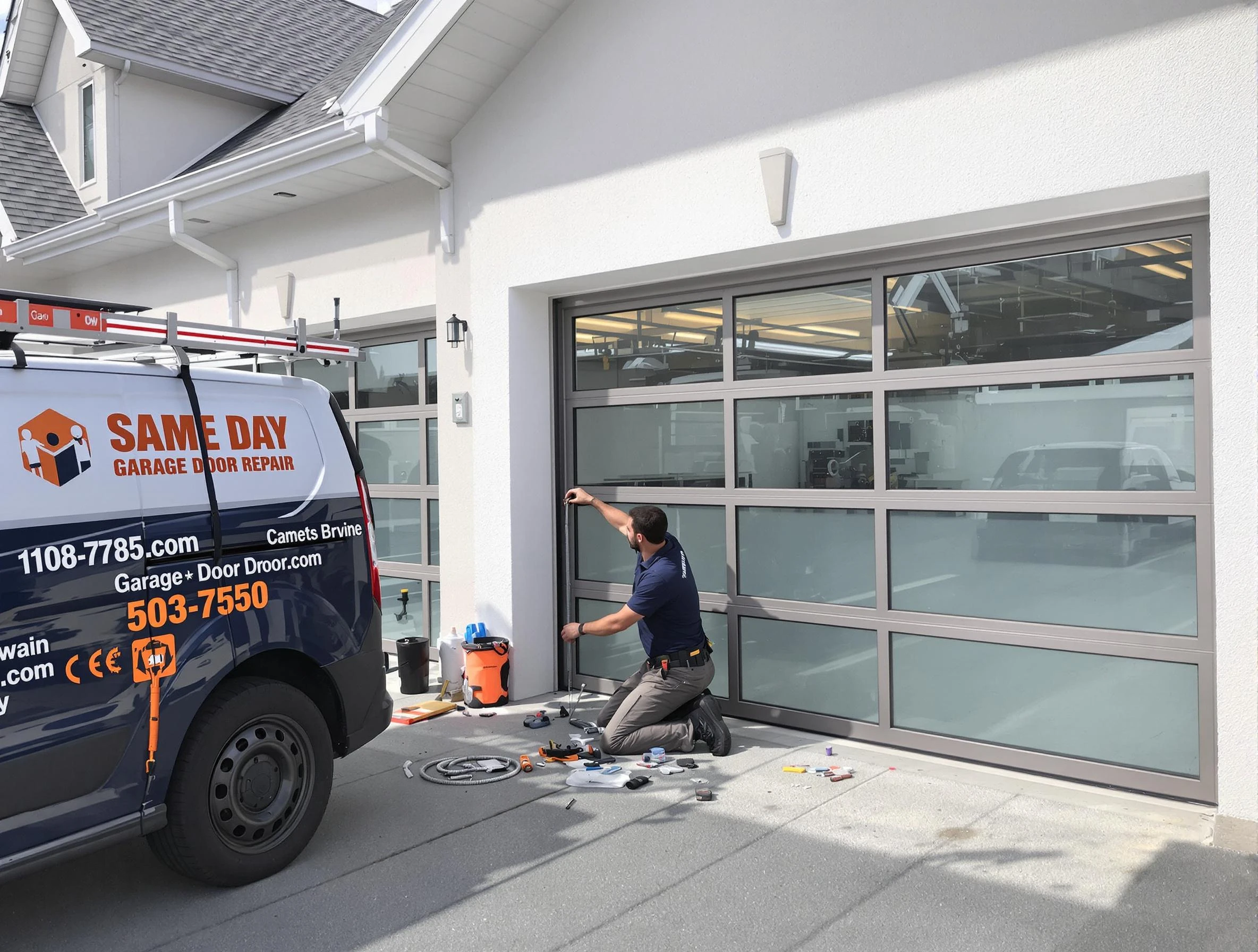 Same-day garage door repair service by Dickson Garage Door Repair in Dickson